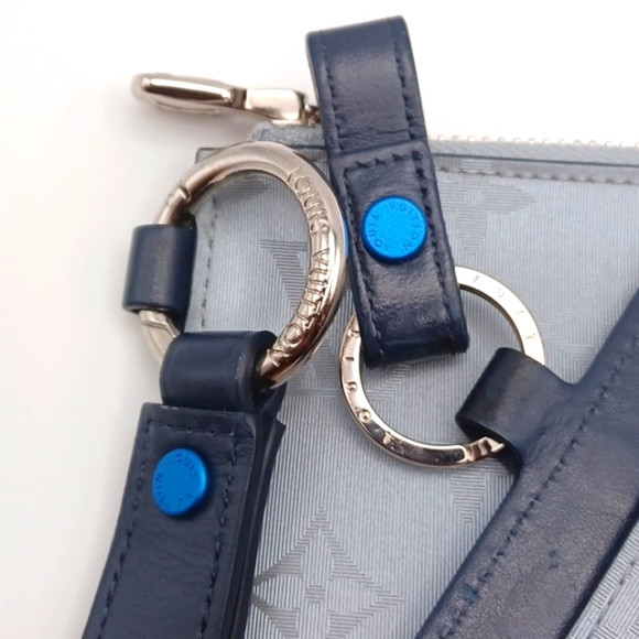 Louis Vuitton Ltd. Ed. monogram Alpha Satellite Canvas Pouch & Card C - Picture 9 of 15